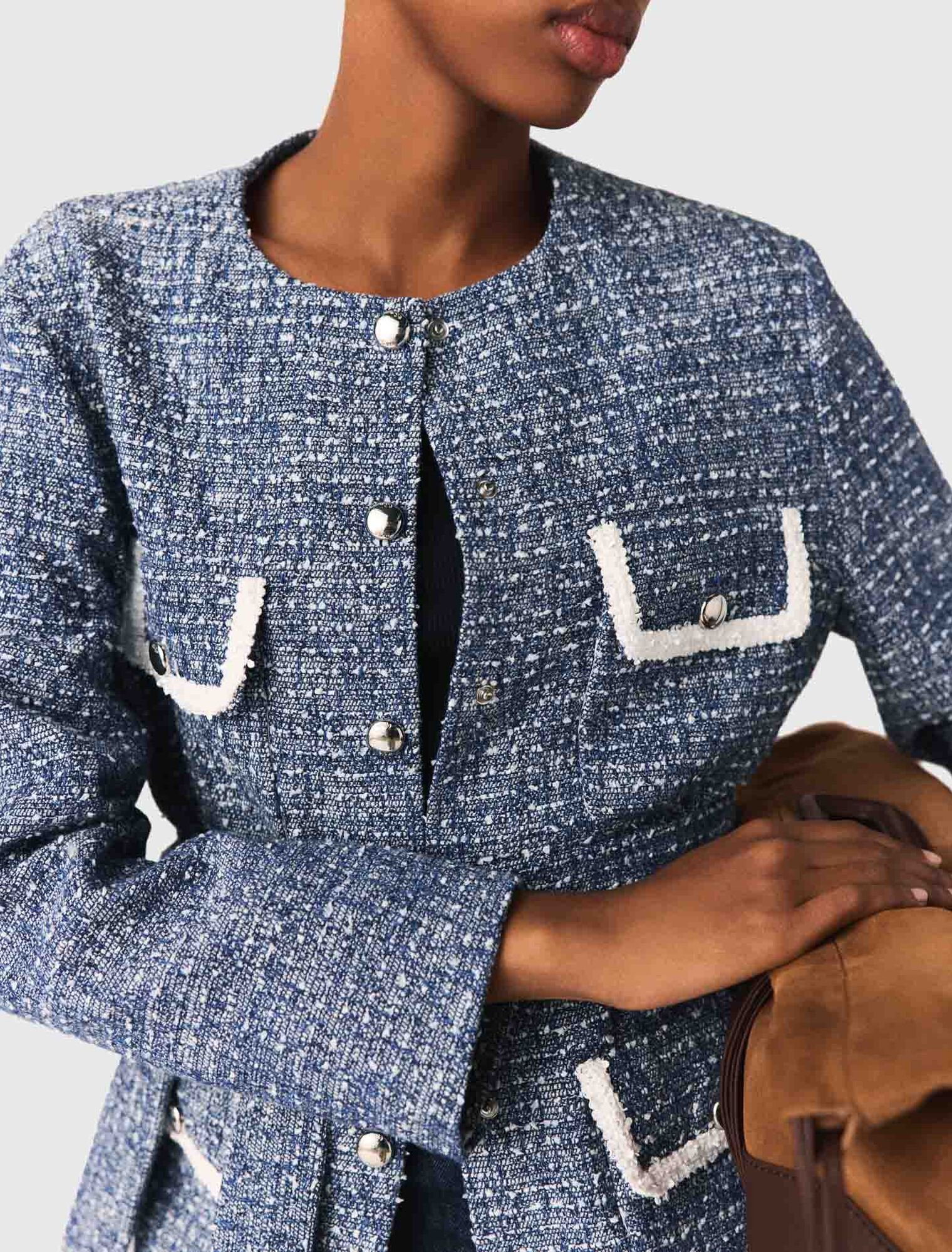 4-pocket tweed jacket