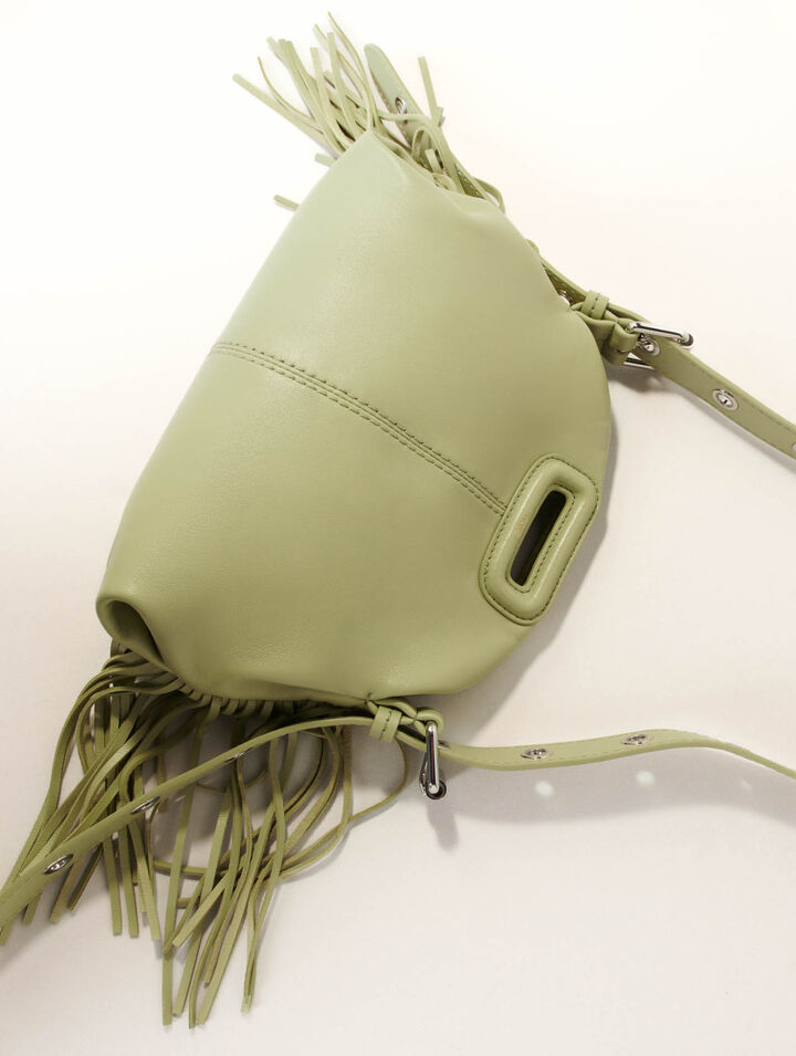 Plain leather mini Miss M bag