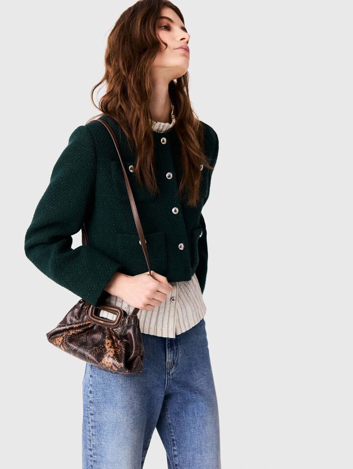 Milpli mini embossed leather