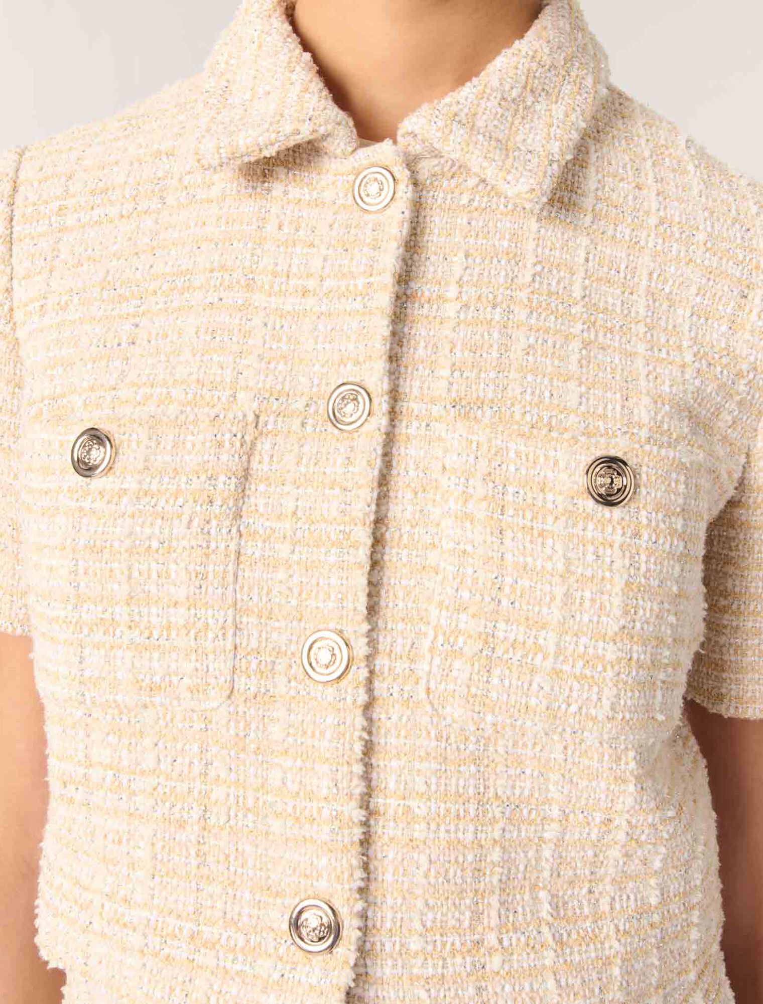 Short tweed jacket
