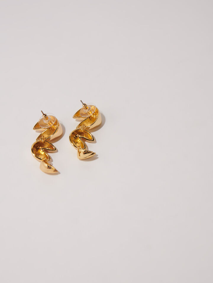 Fortune cookie earrings