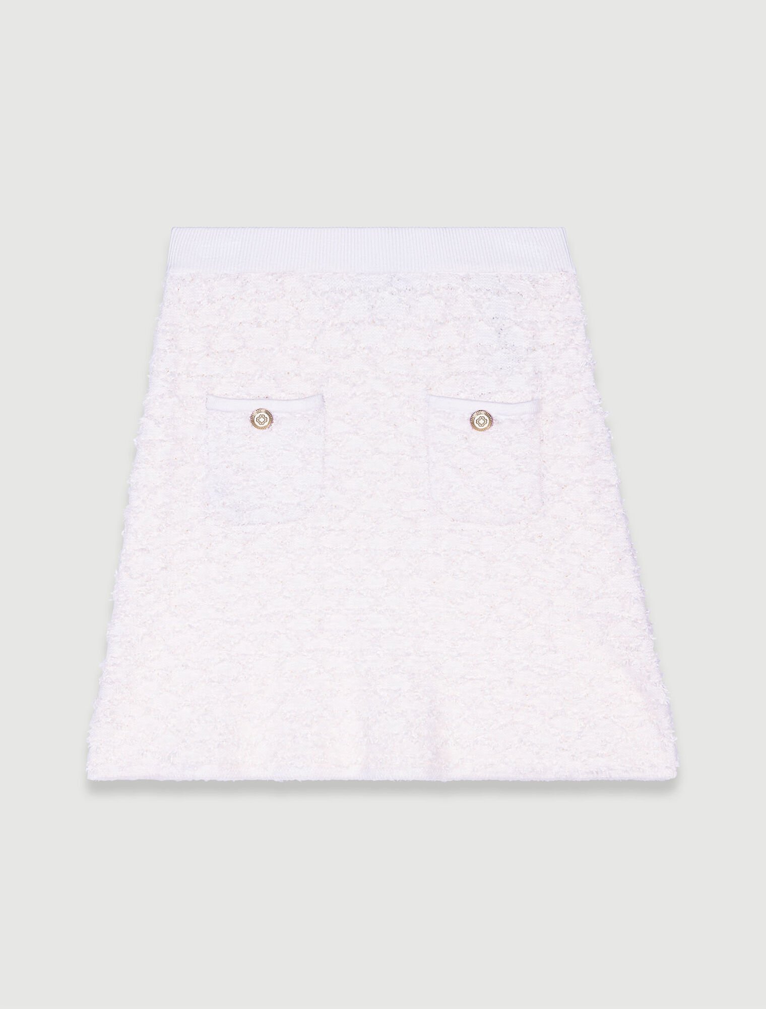 Knit mini skirt