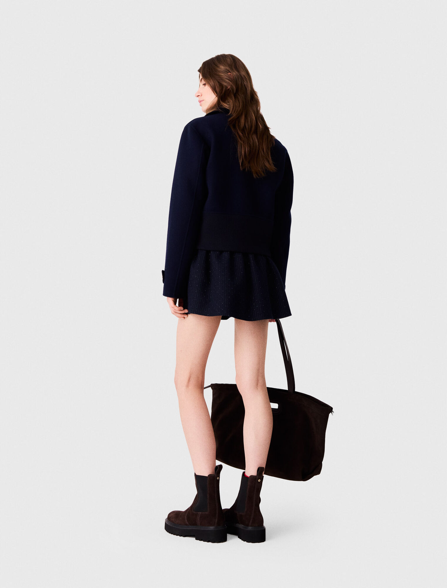 Short double-faced jacket