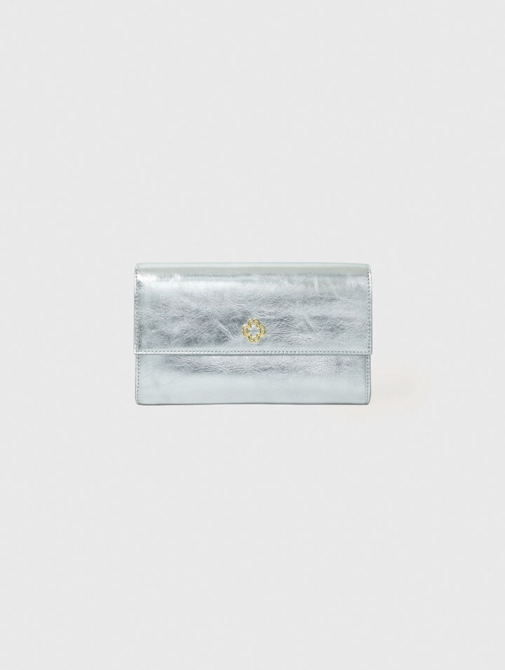 Metallic wallet bag