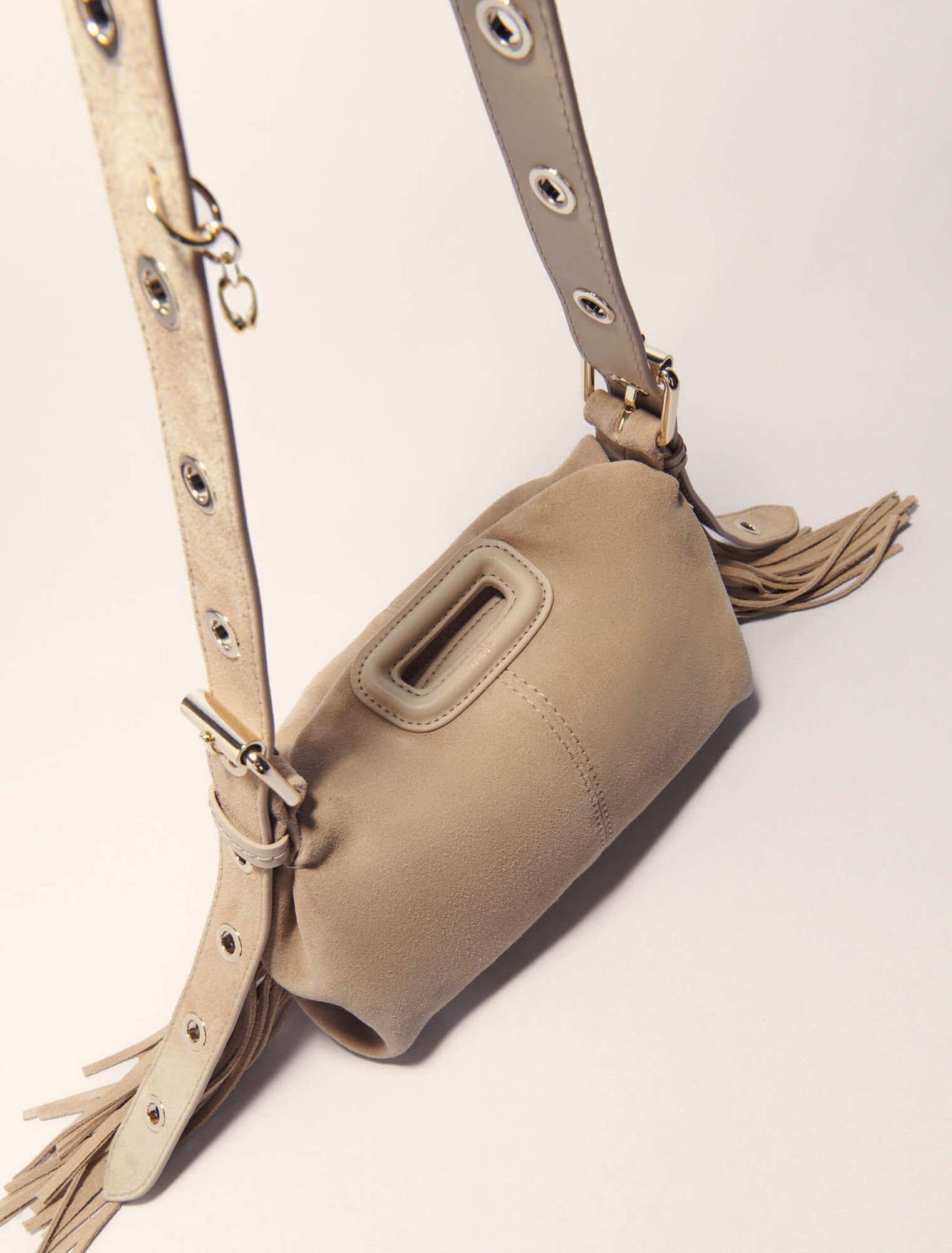 Miss M mini suede bag