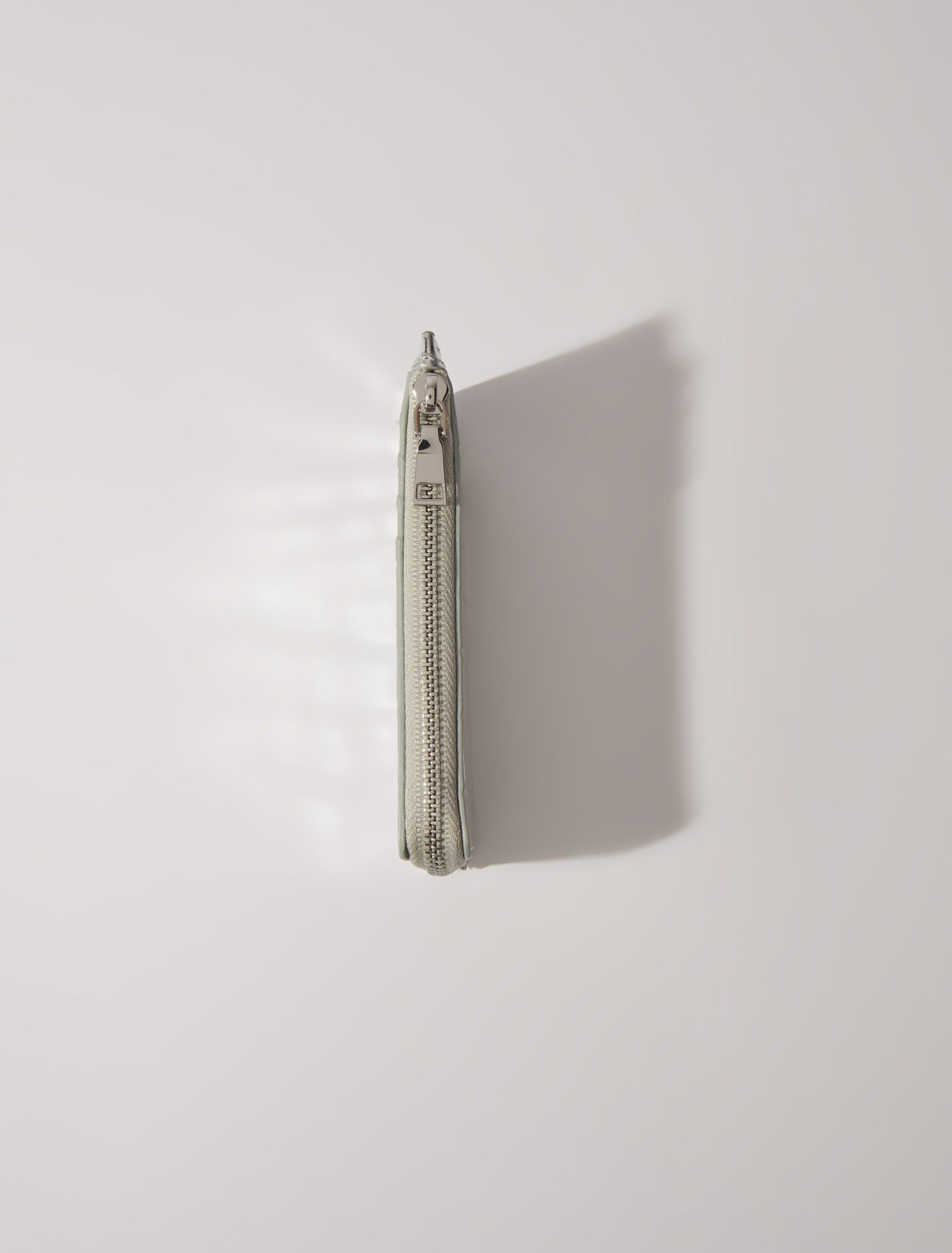 Mock croc leather cardholder