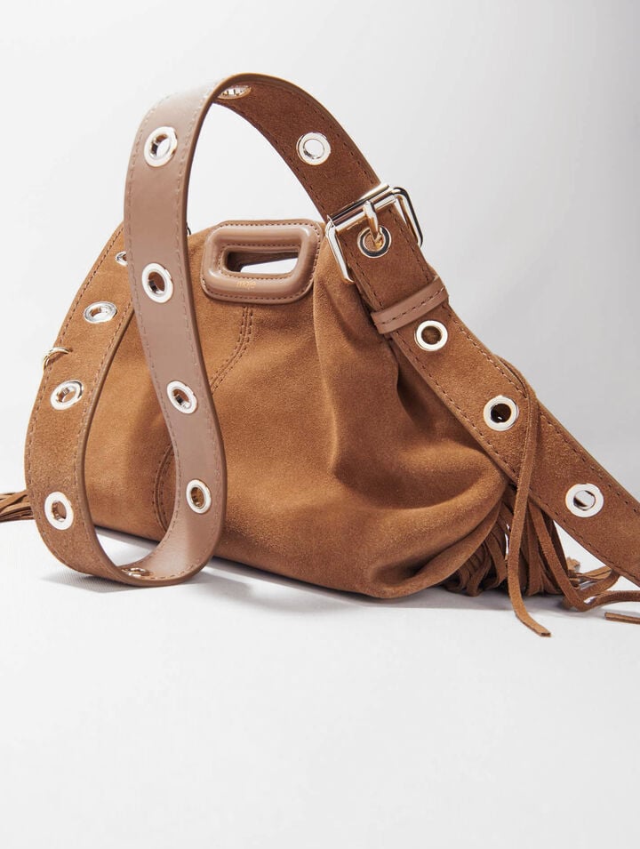 Miss M mini suede bag