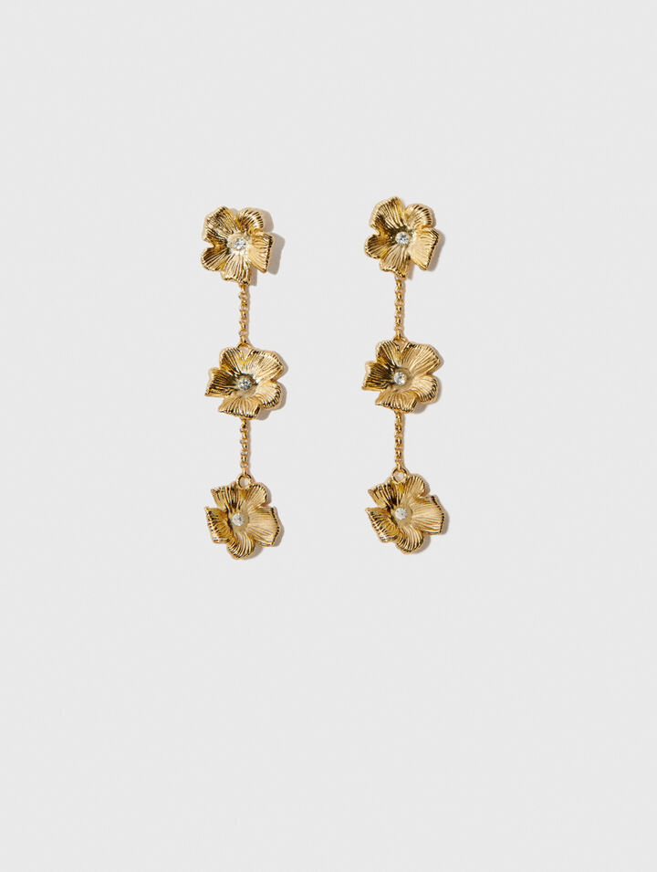 Flower earrings