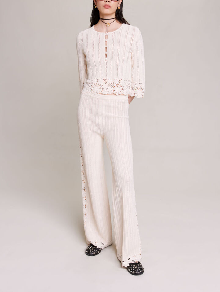 Knit trousers