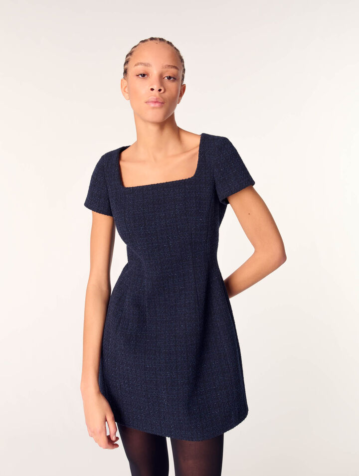 Short tweed dress