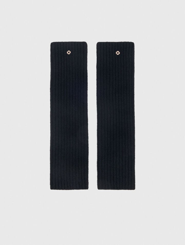 Wool and cashmere mittens