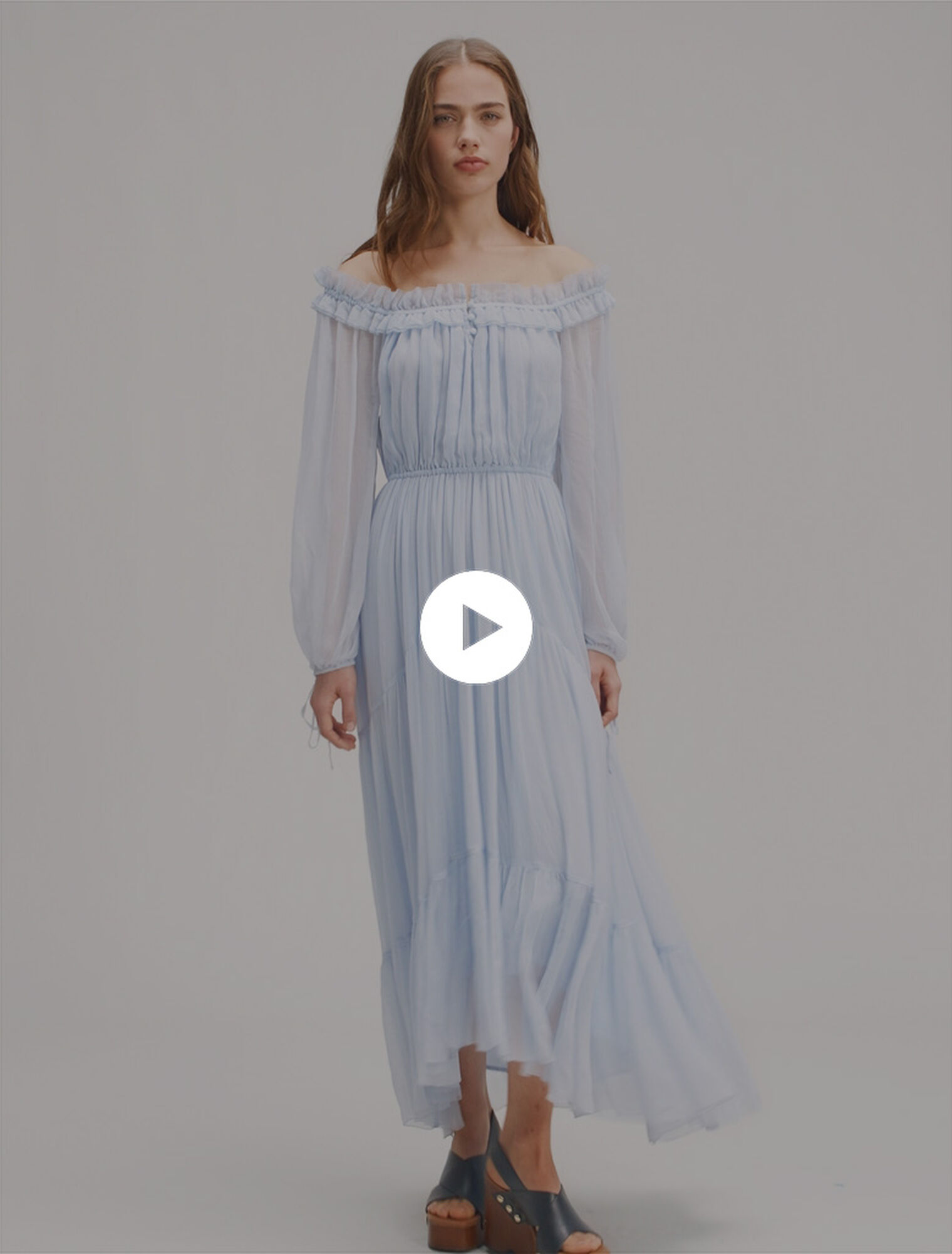 Chiffon maxi dress