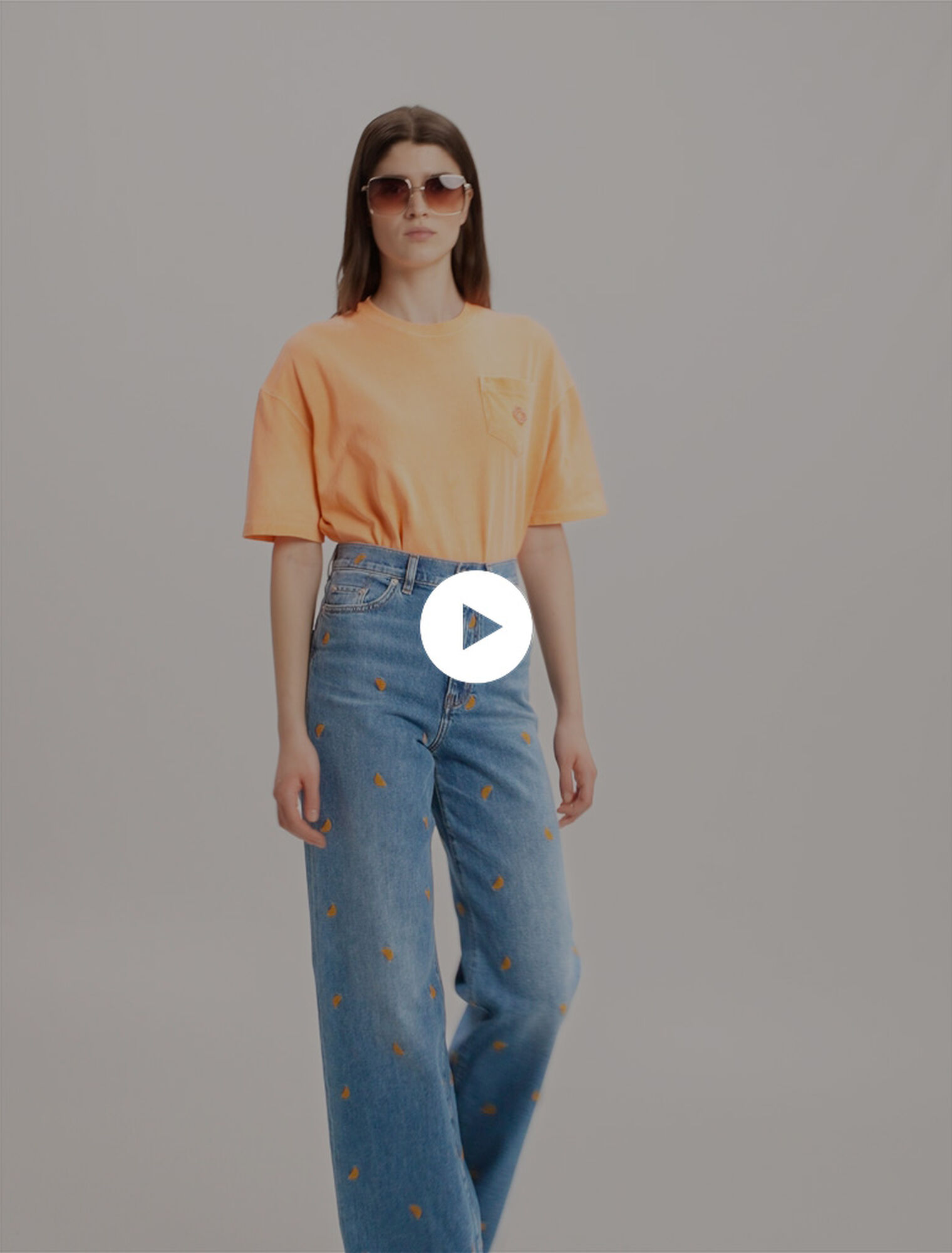 Embroidered jeans