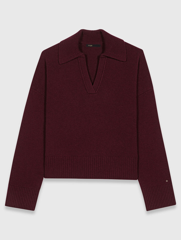 Wool-blend jumper