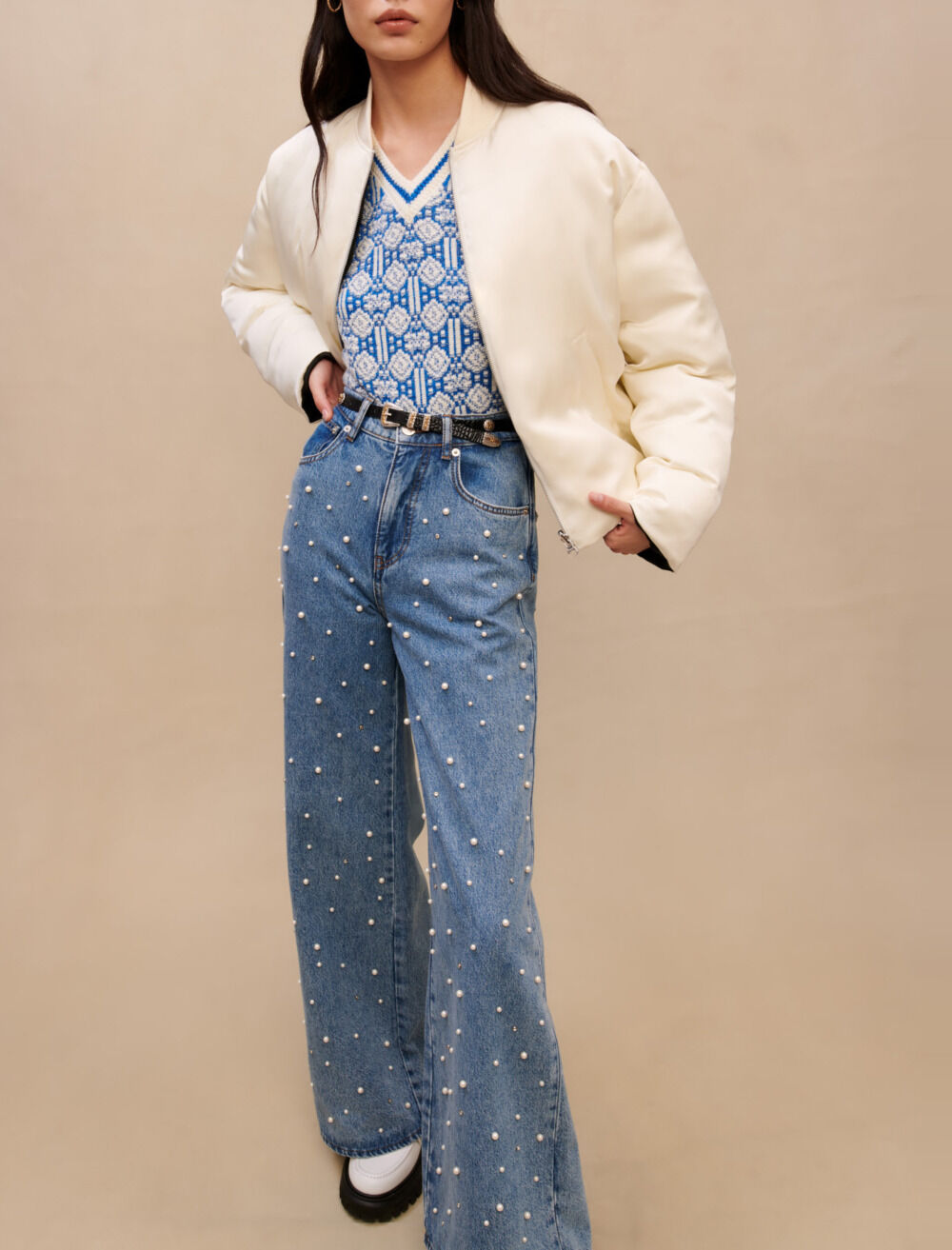 Reversible bomber Blazers Jackets Maje