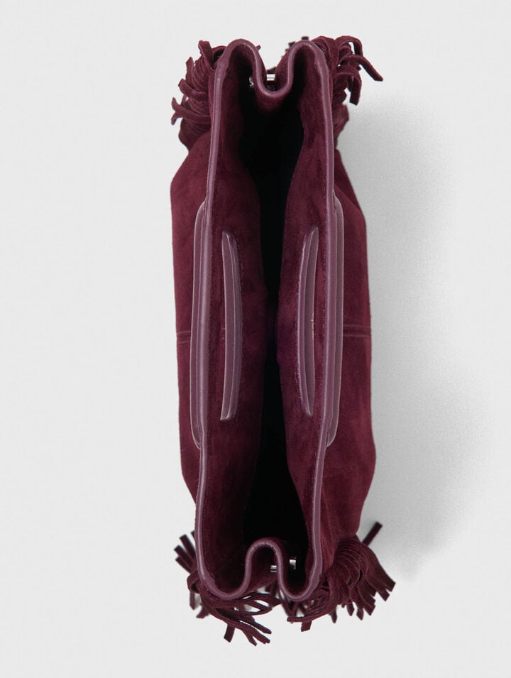 Suede M bag