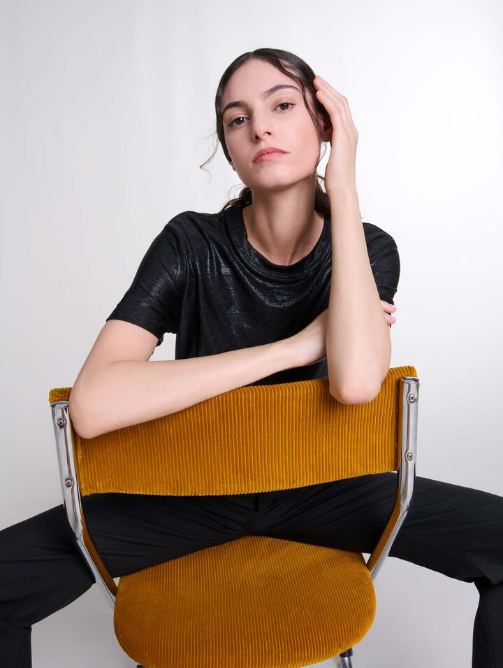 Lamé T-shirt