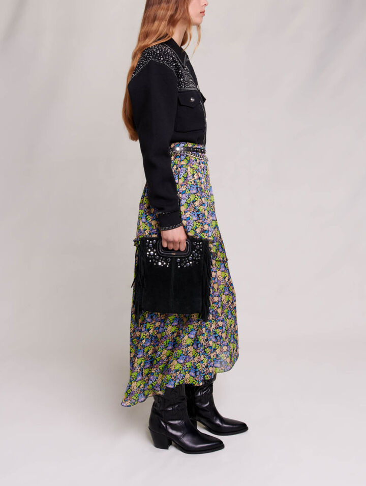 Long floral skirt