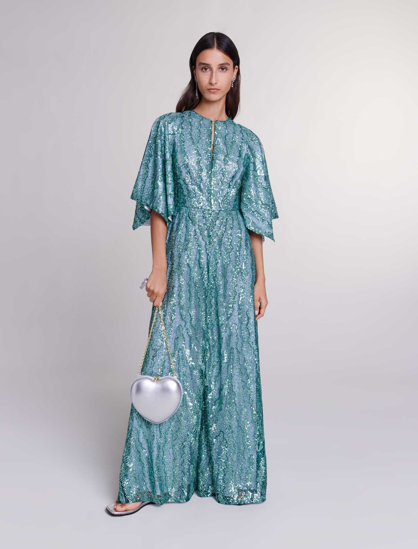 Sequin maxi dress Maxi dresses Maje