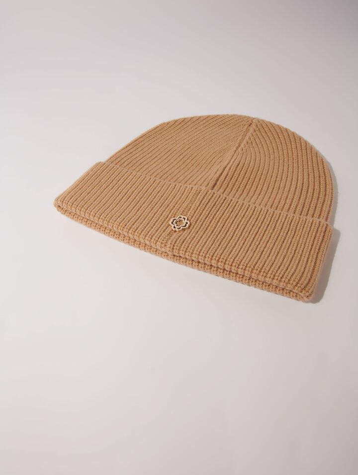 Wool and cashmere hat