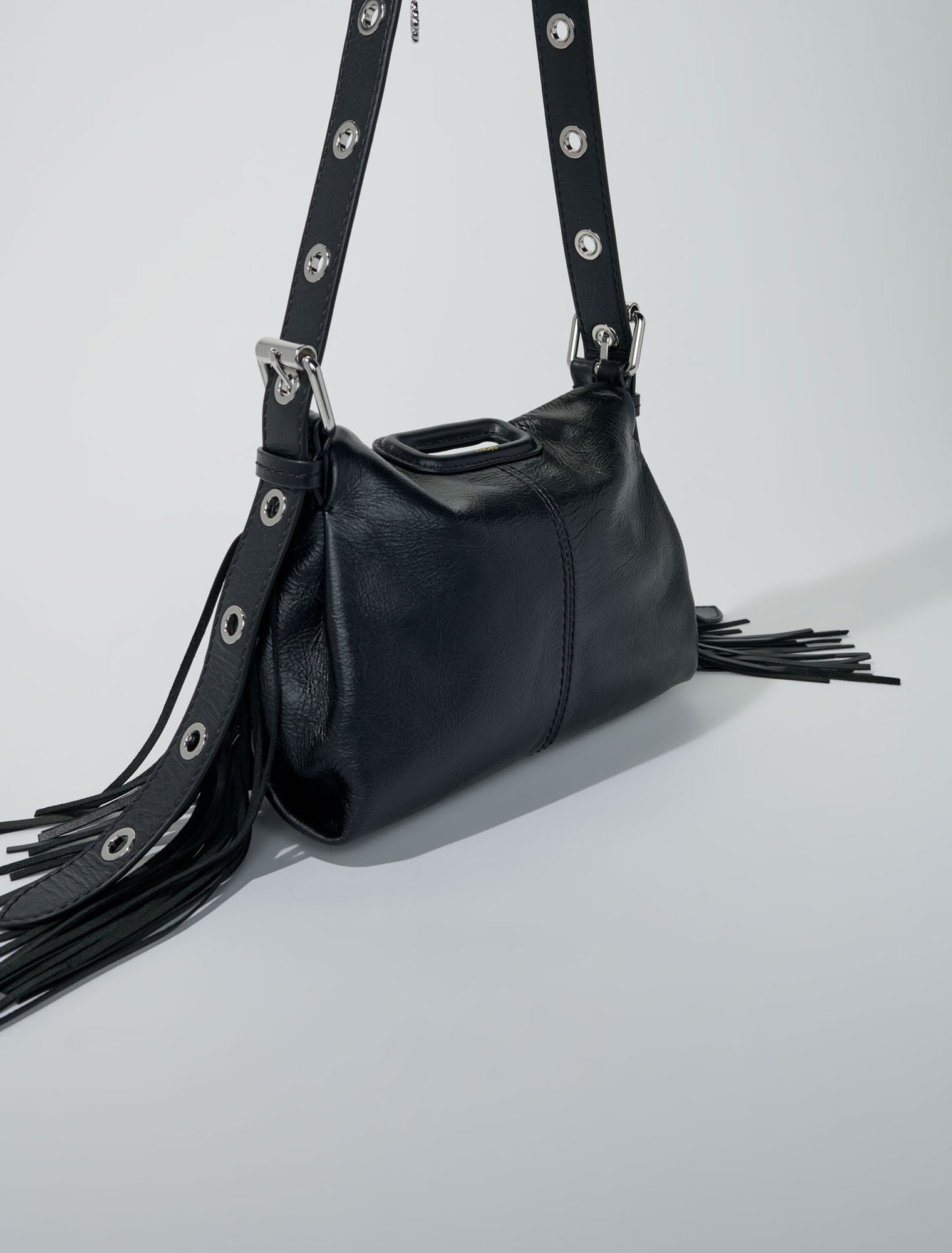 Crackle leather mini Miss M bag
