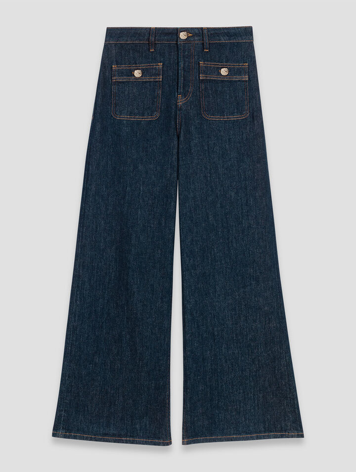 Straight-leg jeans