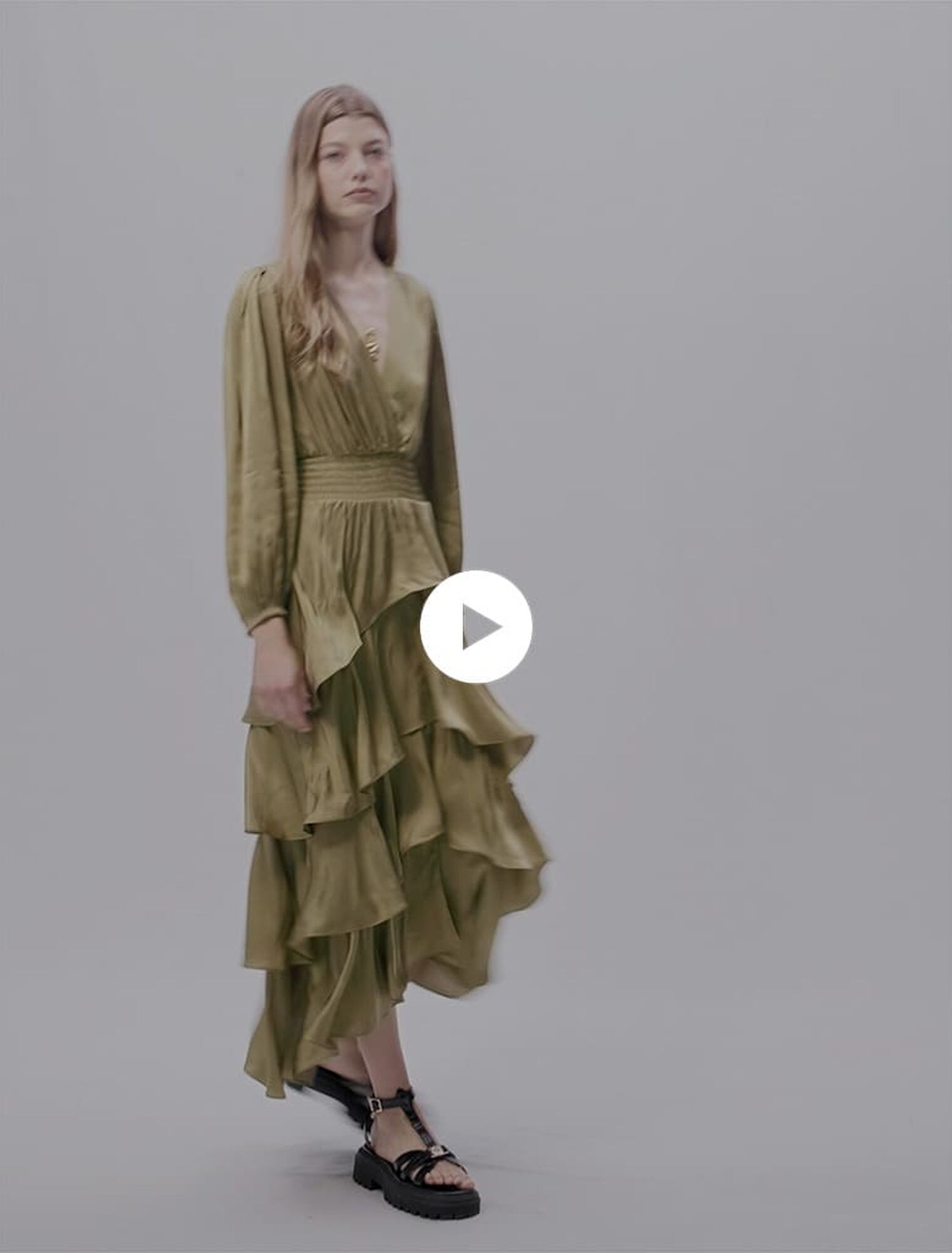 Tiered maxi dress