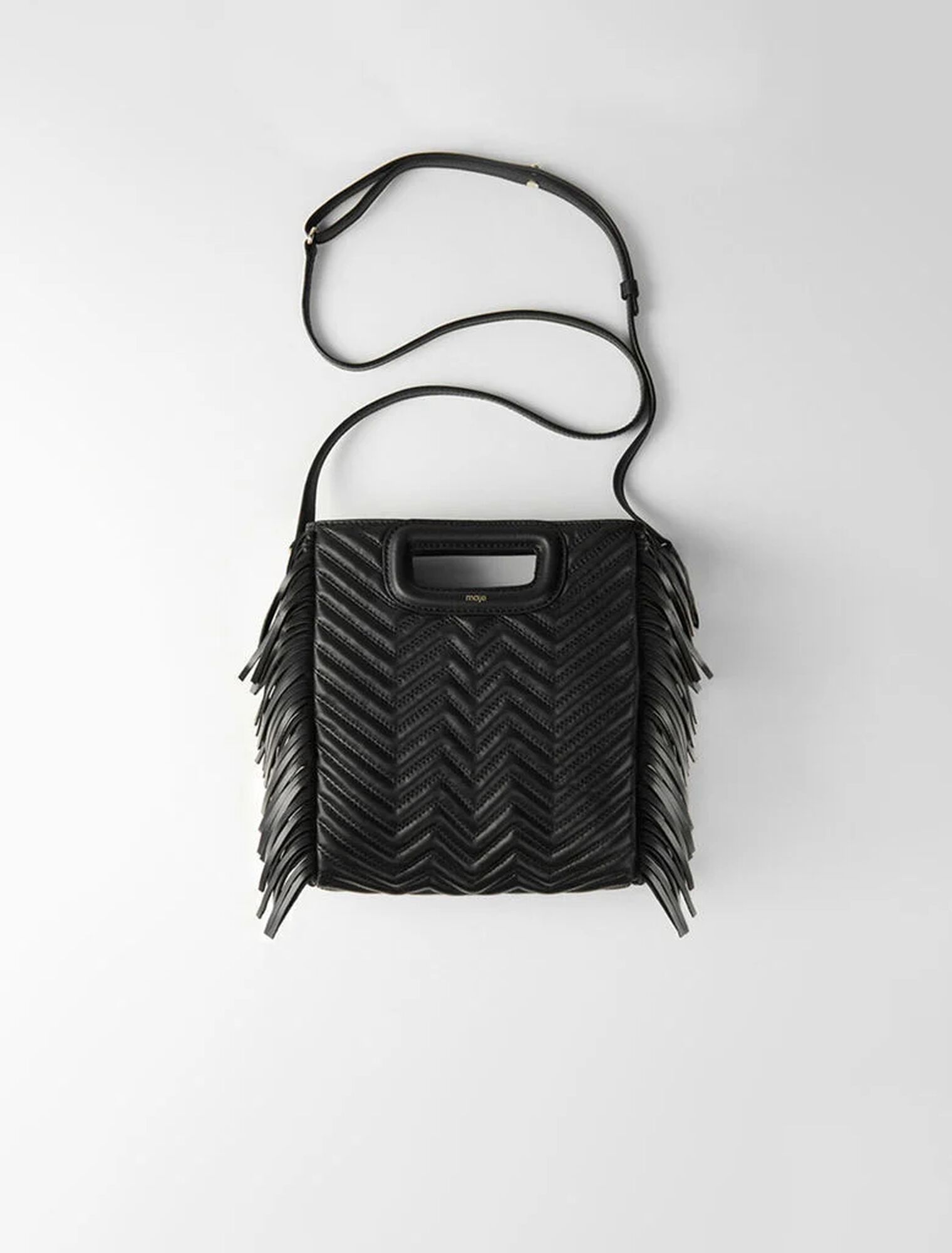 Quilted leather M bag