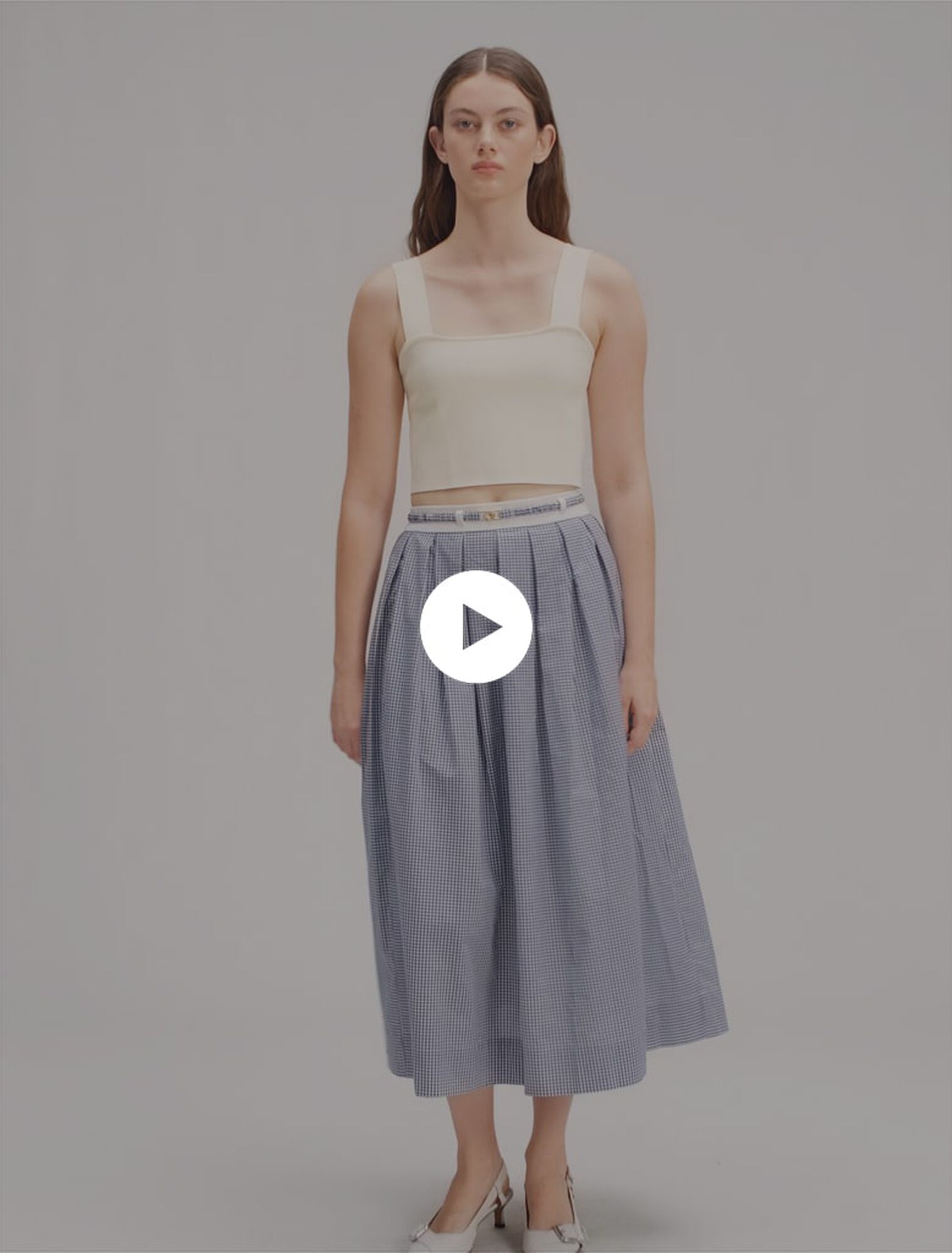 Knit crop top