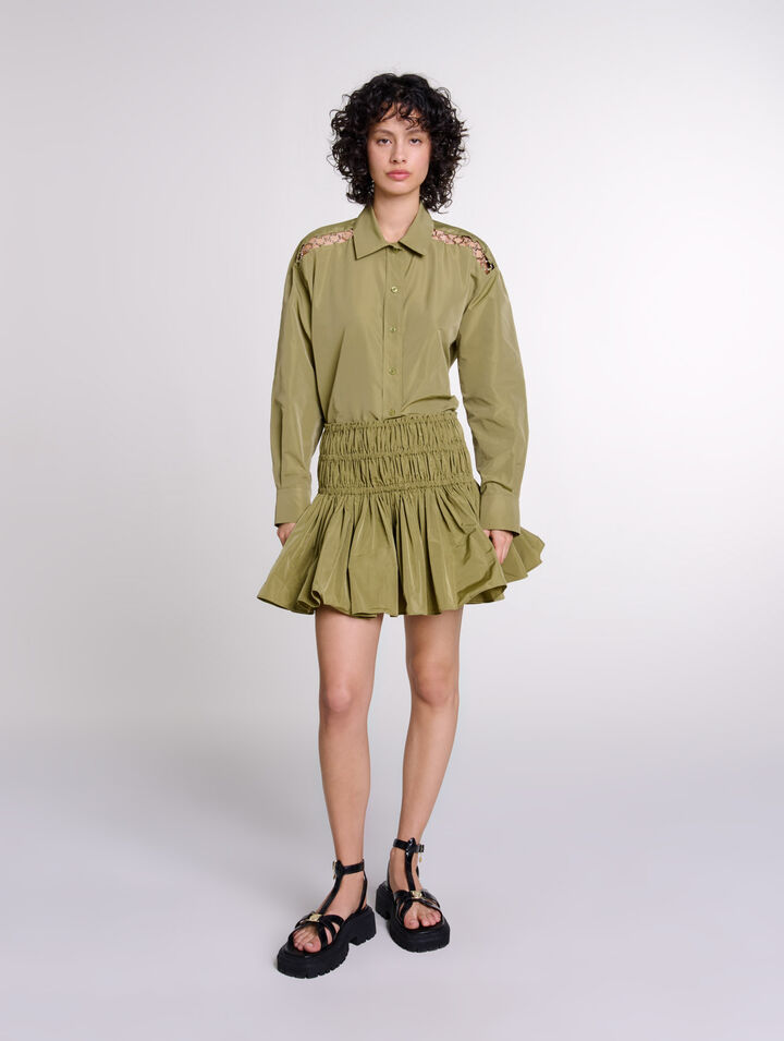 Openwork shirt