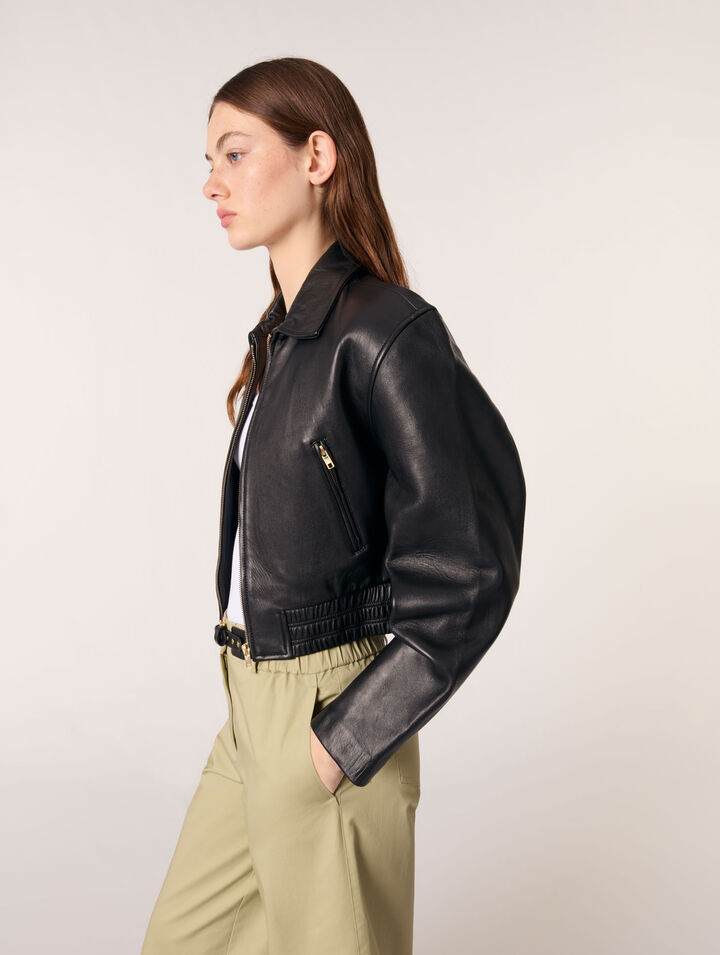 Leather jacket