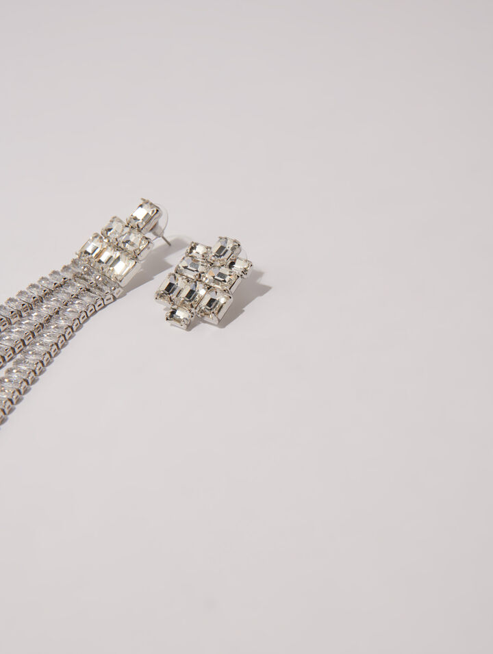 Cascade diamanté earrings