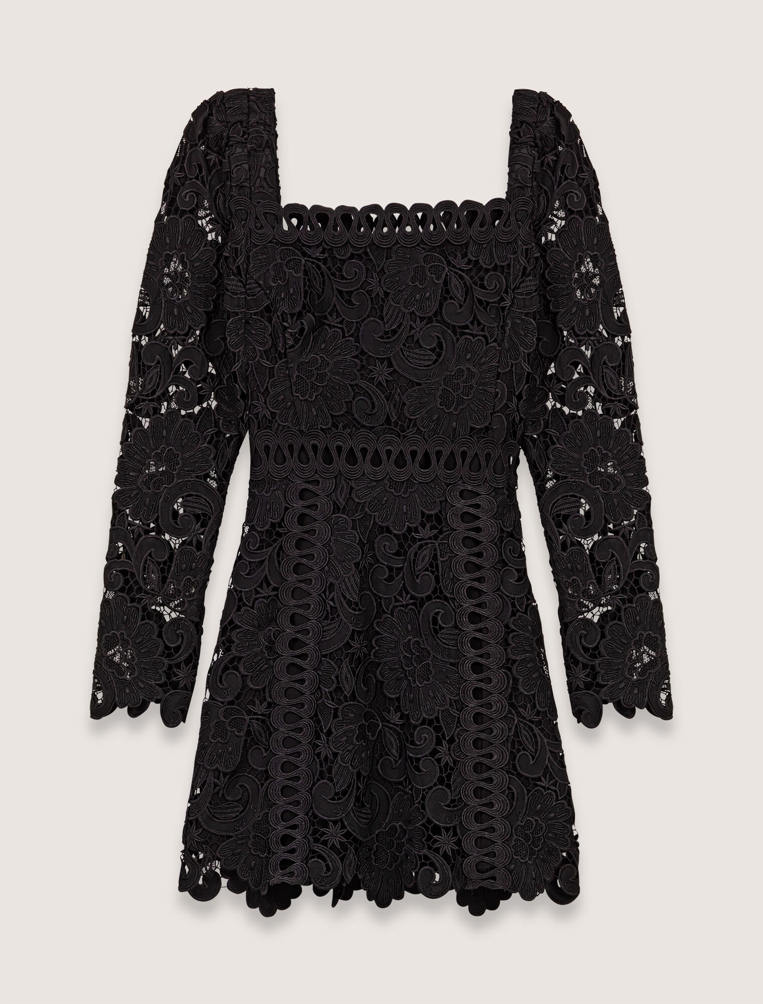 Short guipure dress