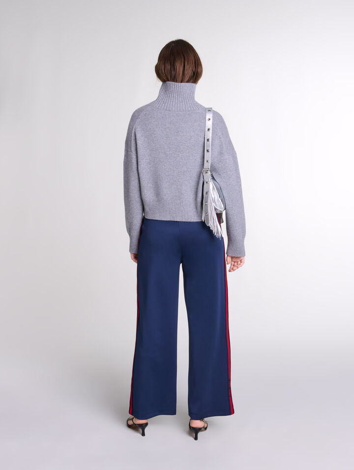 Striped trousers