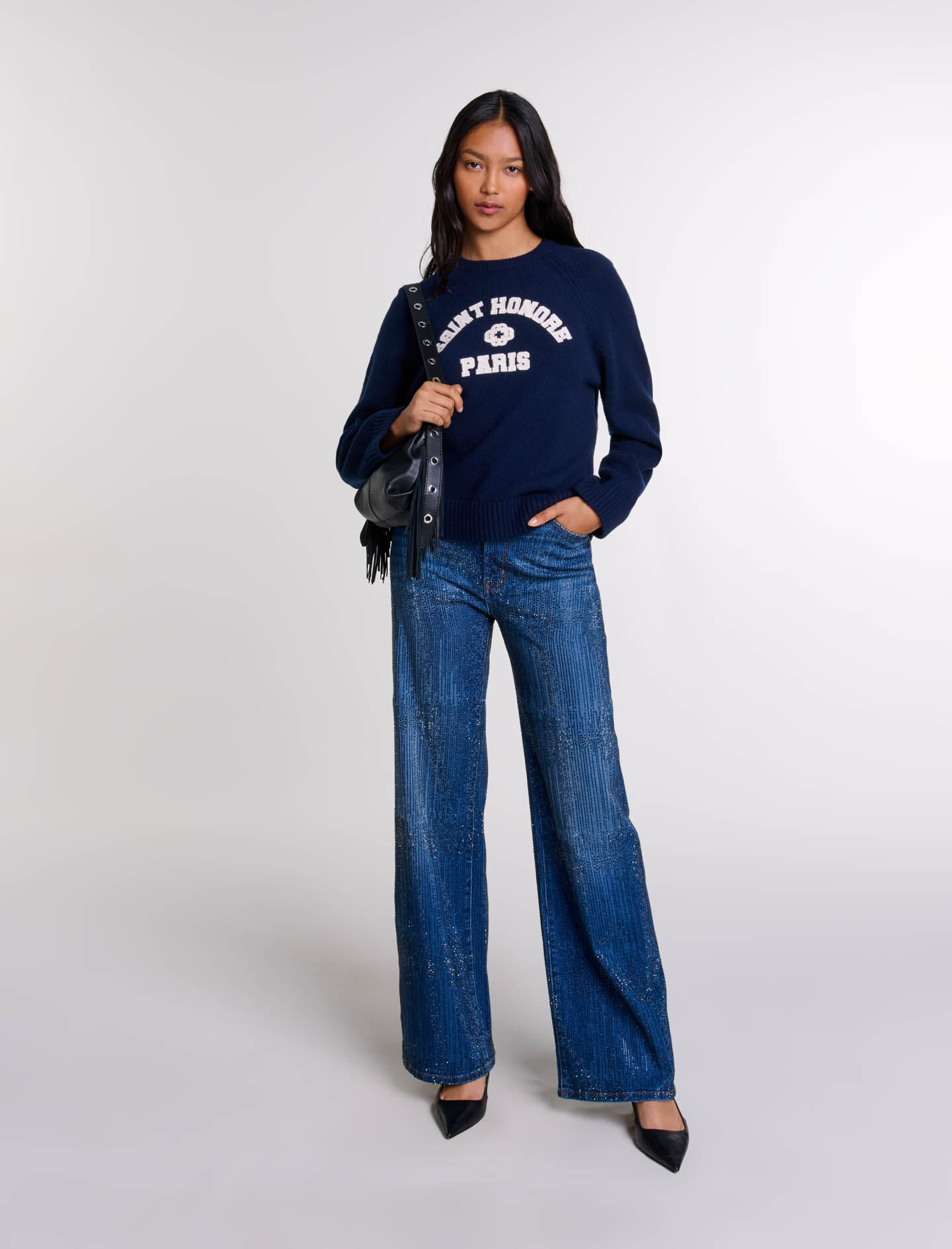 【限定製作】 Rhinestone jeans パンツ