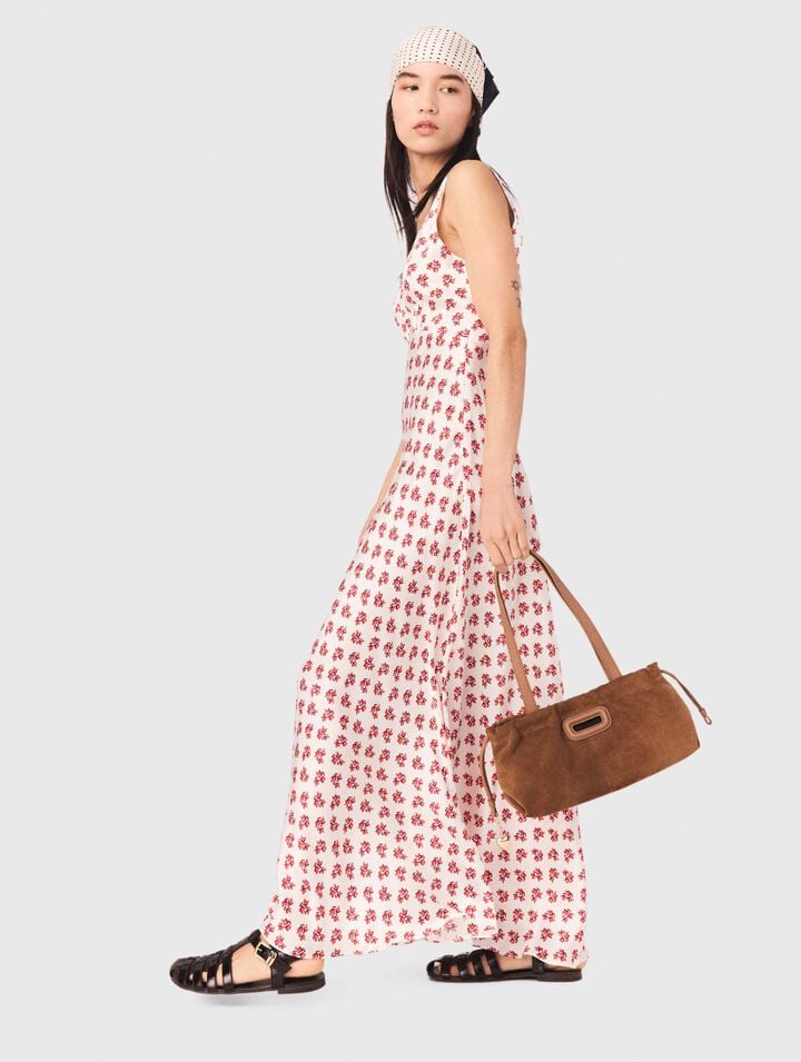 Patterned silk dress