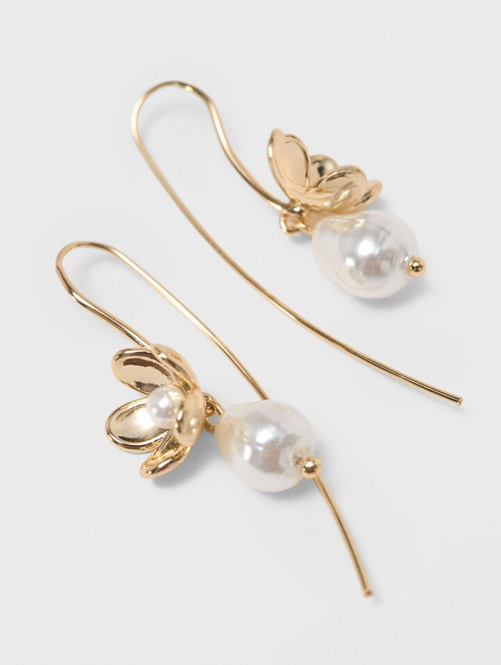 Fine flower earrings