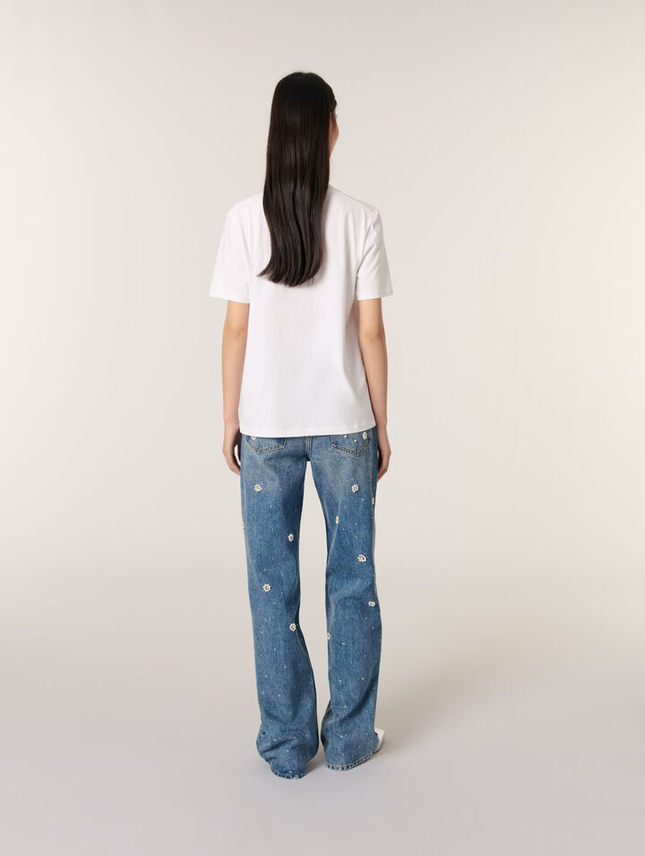 Embroidered T-shirt