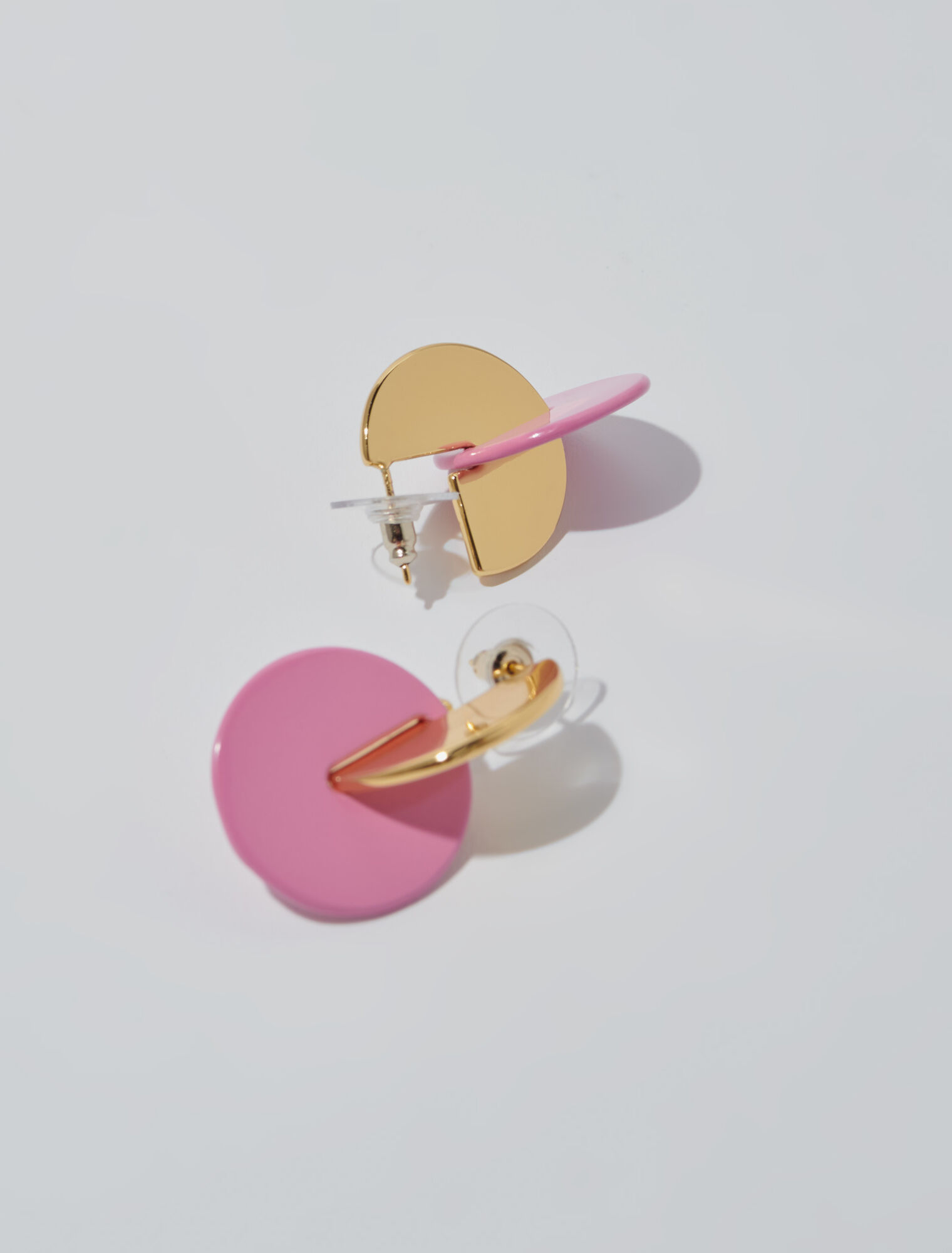 Enameled earrings