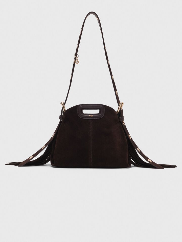 Suede leather Miss M Mini bag
