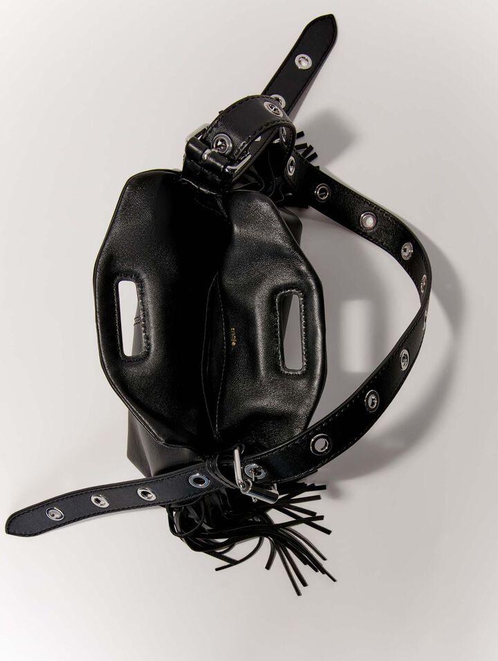 Miss M mini plain leather bag