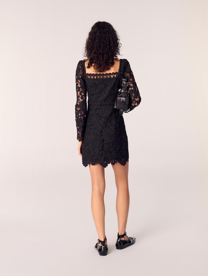 Short guipure dress