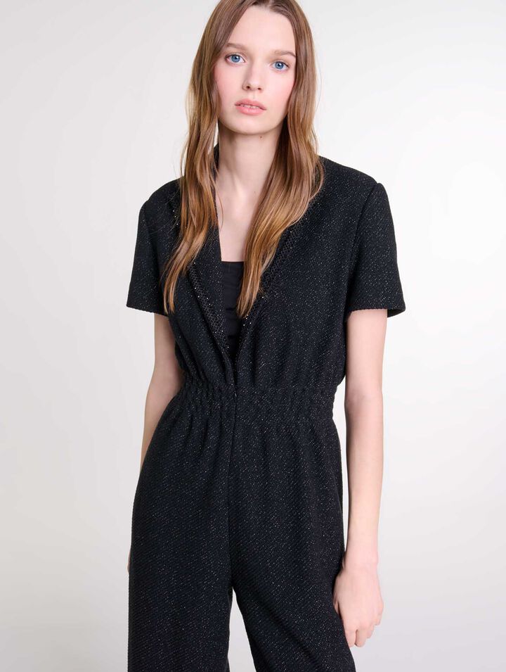 Tweed trouser suit