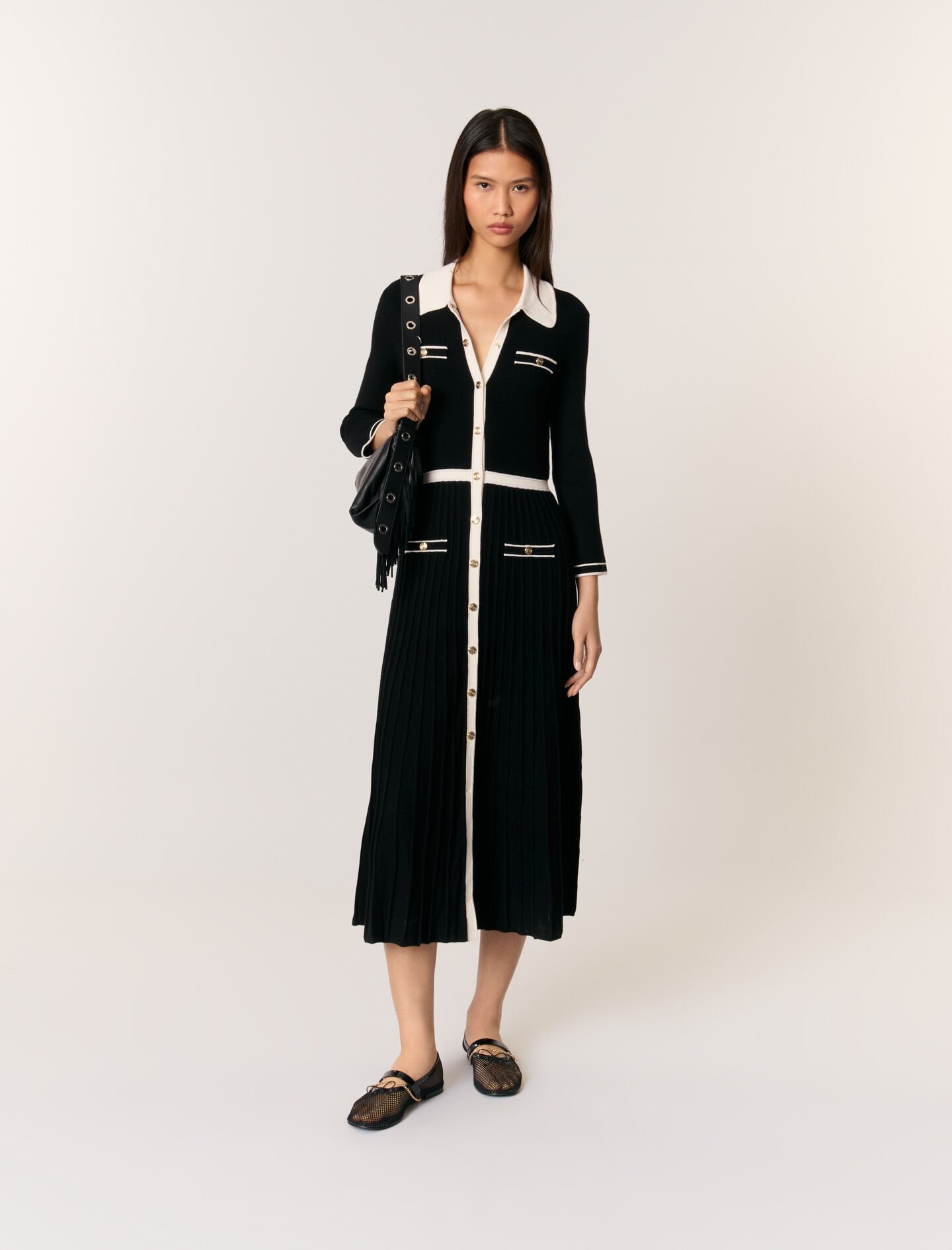 Knit maxi dress
