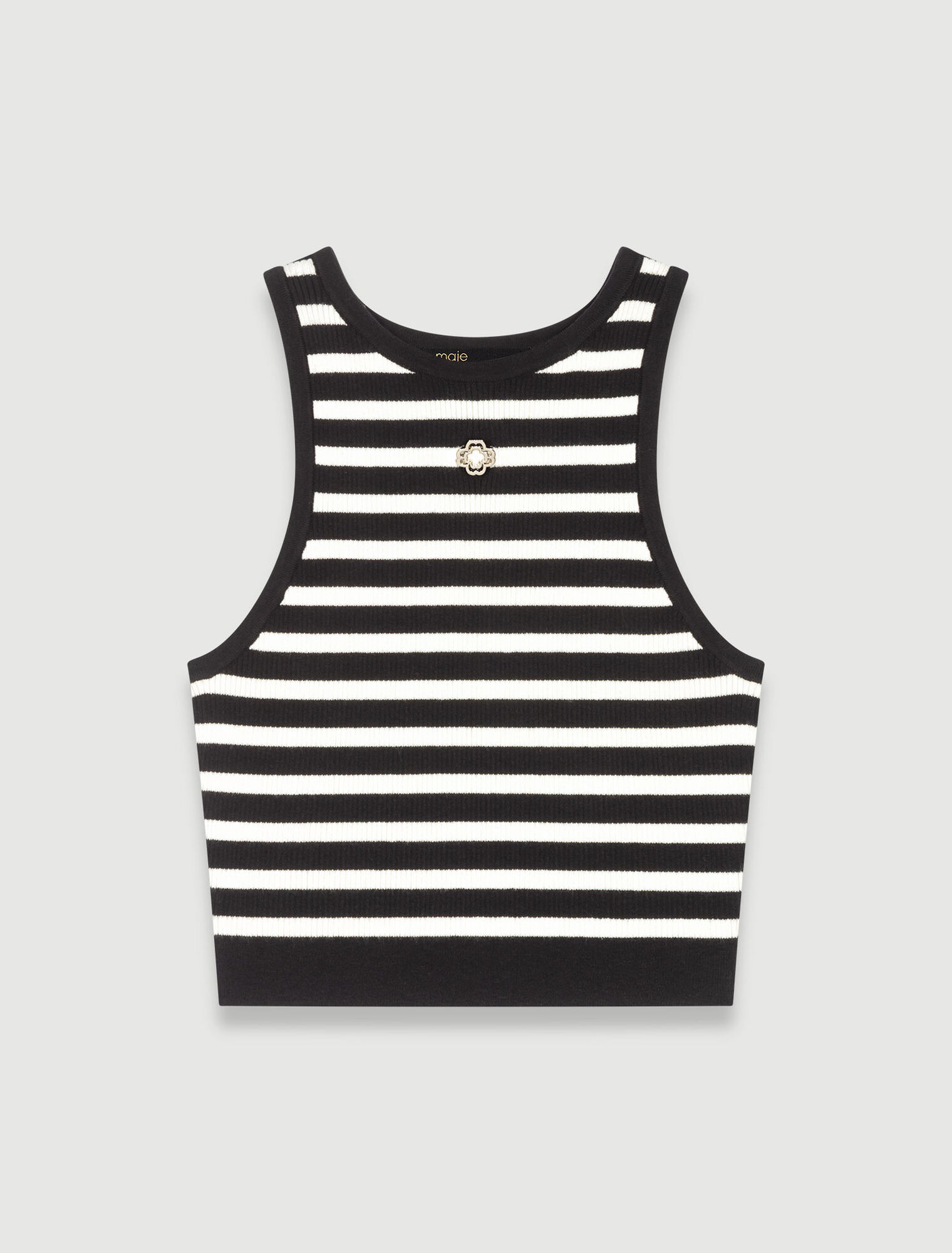 Striped crop top