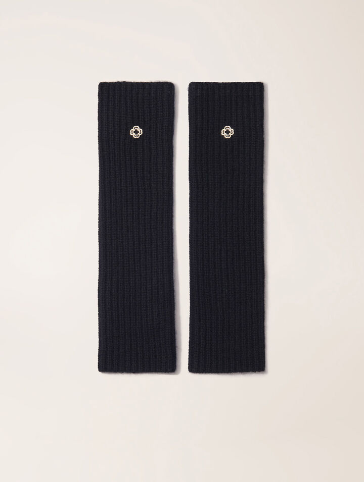 Wool and cashmere mittens