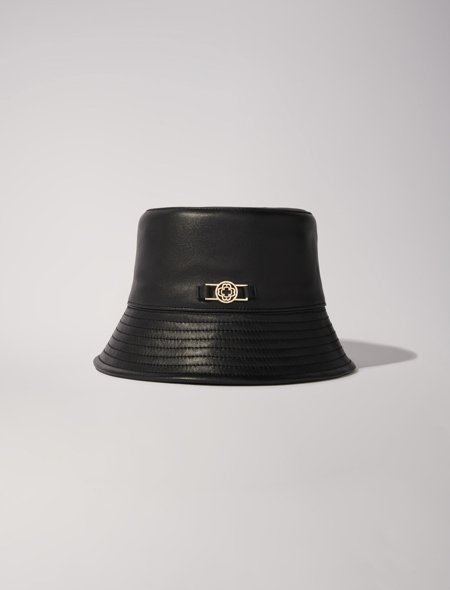 Bucket hat leather best sale