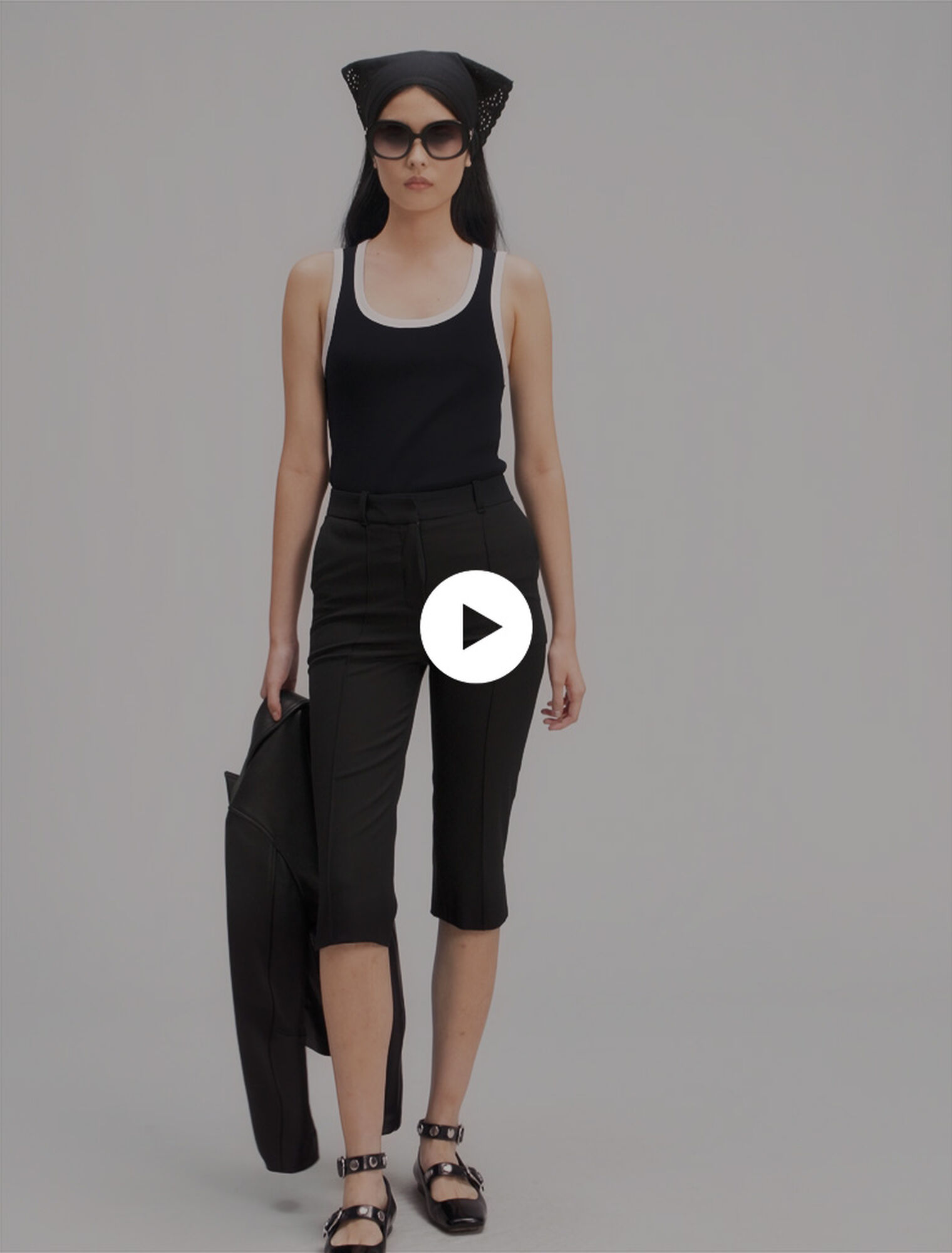 Ribbed vest top