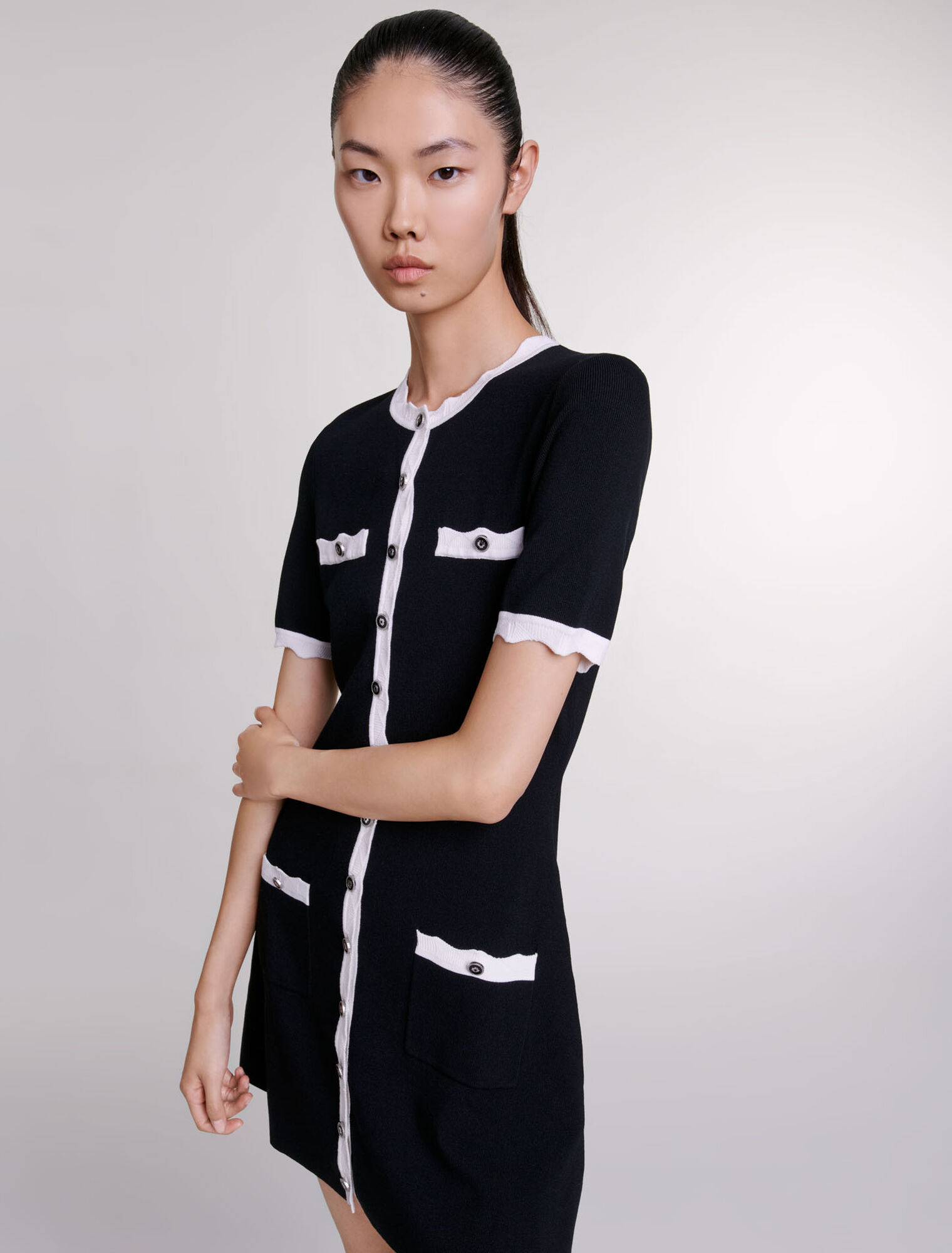 Short knit dress