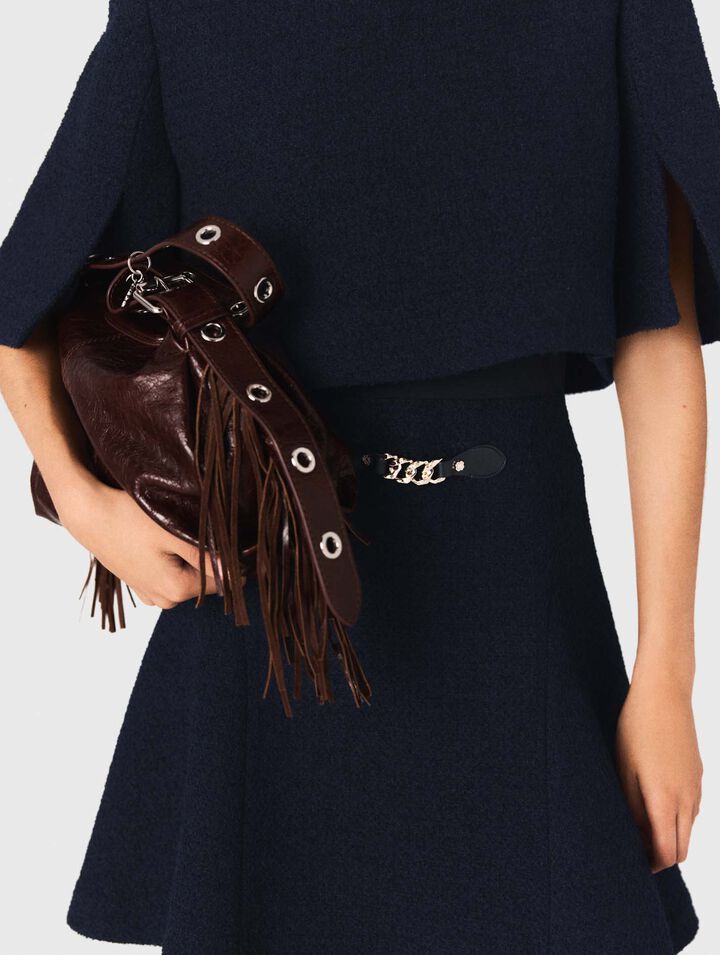 2-in-1 tweed dress